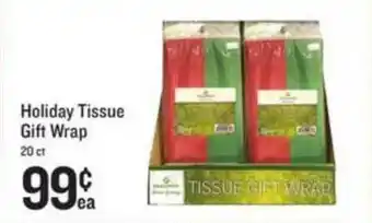 Lowes Foods Holiday Tissue Gift Wrap offer