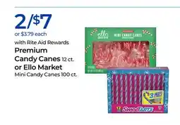 Rite Aid Premium Candy Canes or Ello Market offer