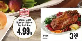 Lowes Foods Natural Juice Boneless Whole Smoked Ham offer