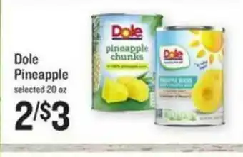Lowes Foods Dole Pineappale offer