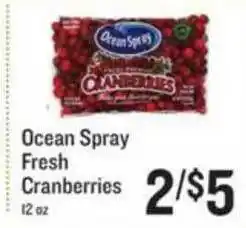 Lowes Foods Ocean Spray Fresh Cranberries offer