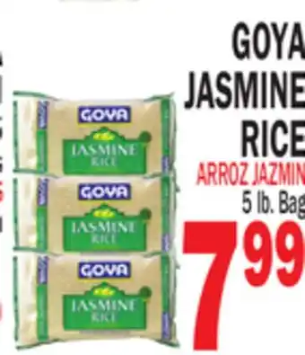 Bravo Supermarkets GOYA JASMINE RICE offer