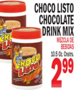 Bravo Supermarkets CHOCO LISTO CHOCOLATE DRINK MIX offer