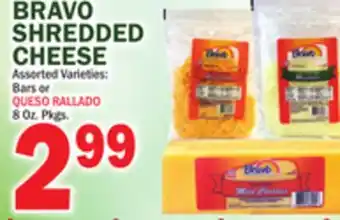 Bravo Supermarkets BRAVO SHREDDED CHEESE offer