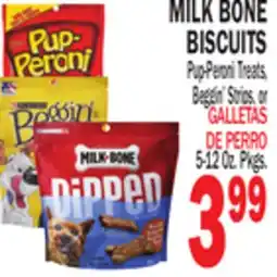 Bravo Supermarkets MILK BONE BISCUITS offer