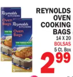 Bravo Supermarkets REYNOLDS OVEN COOKING BAGS offer