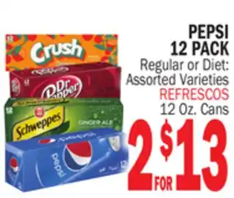 Bravo Supermarkets PEPSI 12 PACK offer