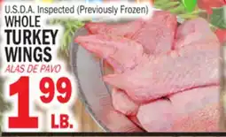 Bravo Supermarkets whole TURKEY WINGS offer