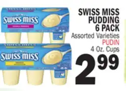 Bravo Supermarkets SWISS MISS PUDDING 6 PACK offer