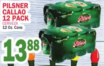 Bravo Supermarkets PILSNER CALLAO 12 PACK offer