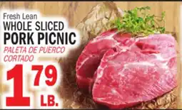 Bravo Supermarkets WHOLE SLICED PORK PICNIC offer