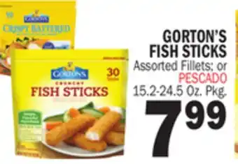 Bravo Supermarkets GORTON'S FISH STICKS offer