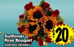 Superior Grocers Sunflower Rose Bouquet offer