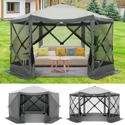 Walmart SANOPY 12ft x 12ft Outdoor Gazebo Screen Tent, Multicolor offer