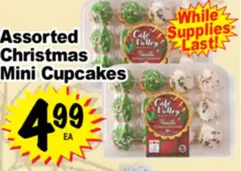 Superior Grocers Assorted Christmas Mini Cupcakes offer