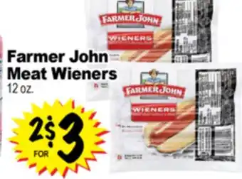 Superior Grocers Farmer John Meat Wieners offer