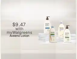 Walgreens Aveeno Lotion offer