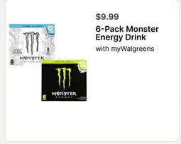 Walgreens 6 - Pack Monster Energy Drink offer