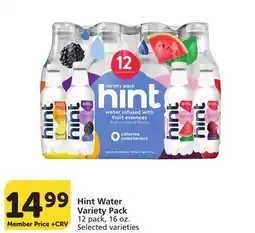 Vons Hint Water Variety Pack offer