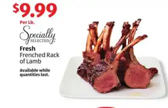 Aldi Fresh Frenched Rack of Lamb offer