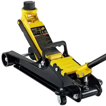 Walmart VEVOR Low Profile Floor Jack 2.5 ton Heavy Steel Single Piston Hydraulic Pump offer