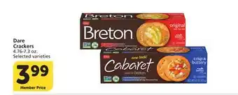 Albertsons Dare Crackers offer