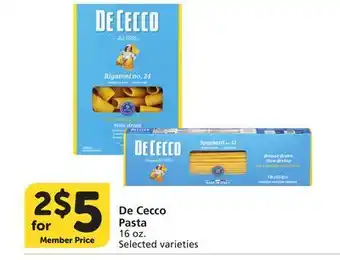 Albertsons De Cecco Pasta offer