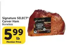 Albertsons Signature SELECT Carver Ham offer