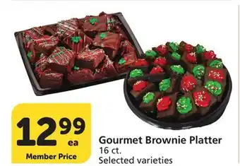 Albertsons Gourmet Brownie Platter offer