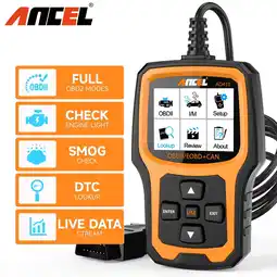 Walmart ANCEL AD410 OBD2 Scanner Code Reader Auto Car Diagnostic Scan Tool Check Engine Light Fault offer