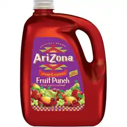 Walmart AriZona Fruit Punch Juice Cocktail, 128 Fl. Oz offer