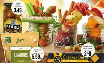 Lowes Foods Pearls Olives Lowes Foods Nuts Cracker Barrel Chunk Cheese offer