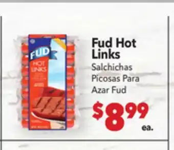 Vallarta Supermarkets Fud Hot Links offer