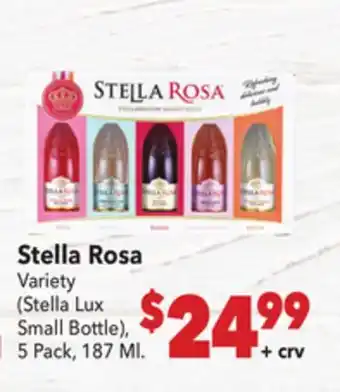 Vallarta Supermarkets Stella Rosa Variety offer