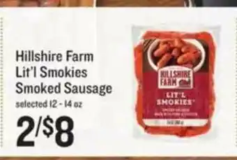 Lowes Foods Hillshire Farm Lit'l Smokies Smoked Sausage offer