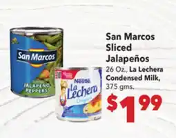 Vallarta Supermarkets San Marcos Sliced Jalapeños offer