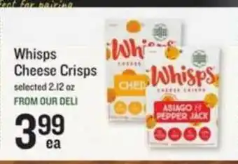 Lowes Foods Whisps Cheese Crisps offer