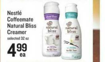 Lowes Foods Nestlé Coffeemate Natural Bliss Creamer offer