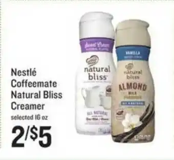 Lowes Foods Nestlé Coffeemate Natural Bliss Creamer offer