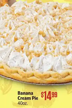 Vallarta Supermarkets Banana Cream Pie offer