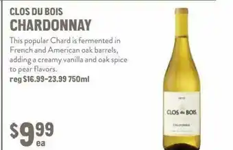 New Seasons Market Clos Du Bois Chardonnay offer