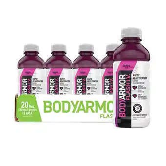 Walmart BODYARMOR Flash IV Grape Electrolyte Hydration Sports Drink, 20 fl oz 12 Bottles offer