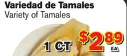 El Super Fresh Variety of Tamales offer