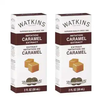 Walmart (2 pack) Watkins Imitation Caramel Extract, 2 fl oz (Plastic Container, Liquids) offer