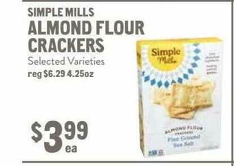 New Seasons Market Simple Mills Almond Flour Crackers offer