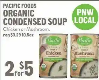 New Seasons Market Pacific Foods Organic Condensed Soup offer