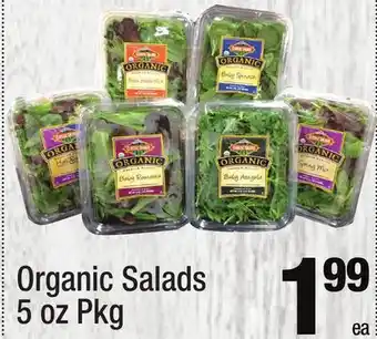 Super King Markets Organic Salads offer