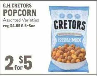 New Seasons Market G.h. Cretors Popcorn offer