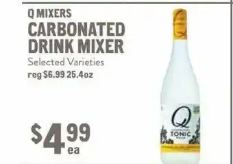 New Seasons Market Q Mixers Carbonated Drink Mixer offer