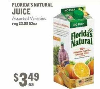New Seasons Market Florida's Natural Juice offer